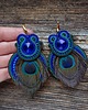 kolczyki soutache Peacock Eye-kolczyki soutache 5