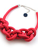 kolie Grube sploty / kolia XL / czerwony 1