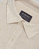 koszule męskie Koszula męska lniana lentini 00391 beżowy slim fit 2