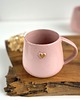 kubki Kubek Beczułka ręcznie robiony z sercem 320 ml - Różowy 2