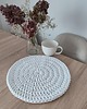 podkładki do kuchni Podkładka okrągła szydełkowa ze sznurka 33cm 1