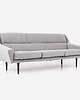 sofy i szezlongi Sofa SKAGEN srebrny welur, skandynawski design 2