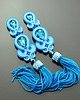 kolczyki chwosty Kolczyki chwosty sutasz Blue Tassel Sky 2