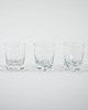 szklanki i kieliszki Szklanki do whisky z organiczną strukturą szkła, duński design lat 70. 3