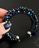 bransoletki ze szkła Derven, smocza bransoleta cuff, beading 2