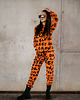 bluza z kapturem damska Damska Bluza z kapturem DR.CROW Dr Crow Orange 2