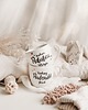 kubki Biały kubek porcelanowy z personalizacją 300 ml - motyw złotego serca, napisu 3