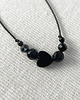 bransoletki na sznurku Bi.ch I love you Bransoletka z kamieni naturalnych Agat, Spinel, Onyks 2
