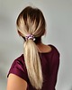 gumki do włosów Gumka jedwabna, scrunchie, gumka satynowa lawendowy róż MINI 1