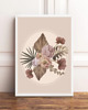 grafiki i ilustracje PLAKAT kwiaty, kolaż, botaniczny, boho 3