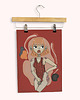 grafiki i ilustracje Plakat - Red head 1