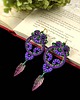 kolczyki soutache Fiołkowa Wiosna Kolczyki sutasz 2