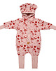 kombinezony dla niemowlaka Kombinezon Uszaty Lilie na Różu 1