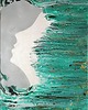 obrazy FULL MOON 90x60 Ręcznie malowany Duży obraz Abstrakcja do salonu 6