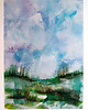 obrazy Pejzaż 35 - akwarela  18x24 cm 2