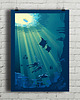 plakaty Deep Blue Diving - vintage plakat 2