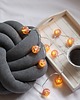 poduszki supły Poduszka okrągła supeł Knotted Pillow Szary 1
