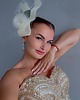 Ślubne ozdoby do włosów Fascynator ślubny boho ELZABE ECRU lub biały 7