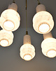 lampy wiszące Lampa kaskadowa, lata 70 7