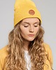 czapki i kapelusze męskie Czapka beanie z bawełny organicznej żółta 4
