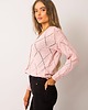 kardigany damskie Różowy sweter rozpinany Elisabete 1