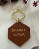 breloki Brelok skórzany "Dramat kurwa" 2