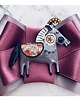broszki Brosza  z Koniem w stylu Pop Art NEW 5