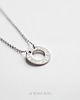 srebrne naszyjniki Sterling Silver Circle Necklace 3