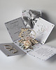 kartki scrapbooking 25 rocznica ślubu, srebrne gody, exploding box, kartka 3d 2