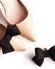 klipsy do butów Klipsy do butów Coquet-Kokardki 3D M/Black Suede 1