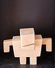 klocki i zabawki drewniane KING ROBO robot drewniany rzeźba figurka 4
