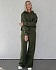 komplety damskie Aba komplet oversized kangurka i szerokie spodnie wide leg  Khaki 4