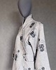 marynarki damskie Kimono wełna w ciapki oko z frędzlami na plecach. 7