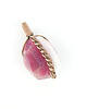 wisiory Dwustronny wisiorek wire wrapping z agatem 5