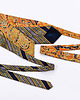 paski damskie Pasek Tie-Belt żólto-niebieski 1