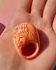 pierścionki - różne Pomarańczowy pierścień 6