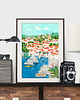 plakaty Chorwacja Dubrownik - plakat fine art giclee 3