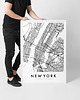 plakaty Nowy Jork  New York Plakat Mapa 2