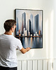plakaty Plakat  Silver city abstrakcja 2