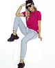 spodnie dresowe damskie SPODNIE dresowe szare i magenta DRESS UP STRIPES COLIBRI 4
