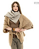 szale damskie Szal, Komin, Tuba, Etola - Tweed Camel 5