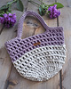 torby na ramię Ażurowa shopperka ze sznurka na szydełku handmade TSa01-02 2