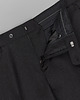 spodnie męskie Wełniane spodnie do zestawu martello czarny slim fit 100% wełny 3