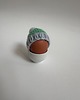 ozdoby wielkanocne Czapeczka z pomponem  na jajka wielkanocne  - 1 szt. 2