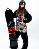 bluza z kapturem damska Damska Bluza Snowboard DR.CROW Graffiti Bizarre 1