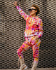 bluza z kapturem damska Damska Bluza Expres Zamek DR.CROW Tie Die Pink 1