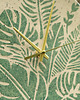 zegary Ceramiczny zegar ścienny z makramą handmade motyw botaniczny 3
