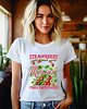 t-shirt damskie Koszulka MOSSURE - Truskawkowy styl 2