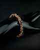 bransoletki wire wrapping Miedziana bransoleta mankietowa z ametystem 4