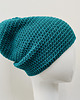 czapki damskie Czapka całoroczna przejściowa cienka bawełna s/m unisex szmaragd 3